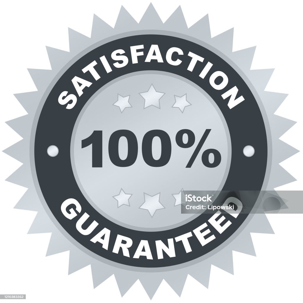 Satisfaction Guaranteed Product Label Or Badge Or Sticker Isolated ...