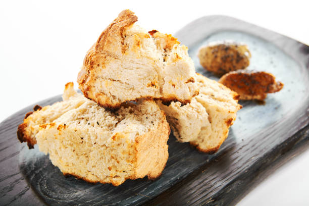 istock Burnt ciabatta with two kinds of butter 1210384052