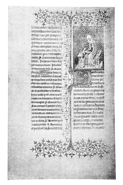 istock Burgundian breviary, manuscript of the 15th century 1210384686