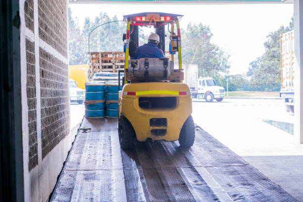 istock Latin man drives machine from a gram company 1210386244