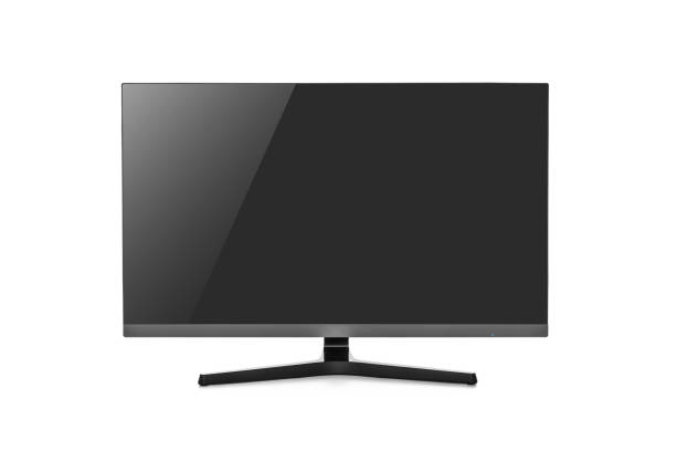 istock Computer monitor or LCD TV isolated on a white. 1210387256