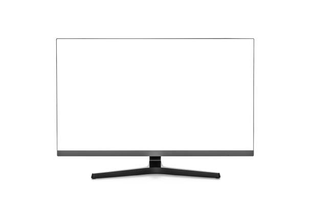 istock Computer monitor or LCD TV isolated on a white. 1210387265