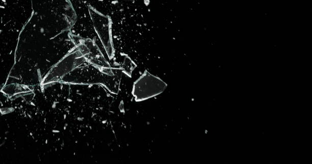 istock Real Frost on a Window Black Background 1210387322