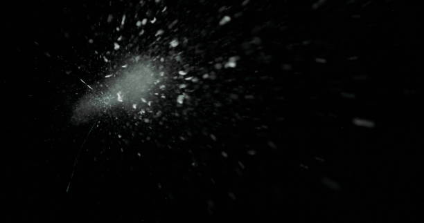 istock Real Frost on a Window Black Background 1210387330