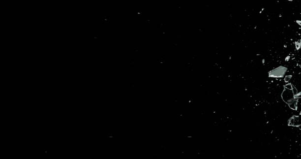 istock Real Frost on a Window Black Background 1210387358