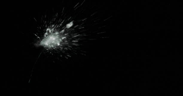 istock Real Frost on a Window Black Background 1210387462