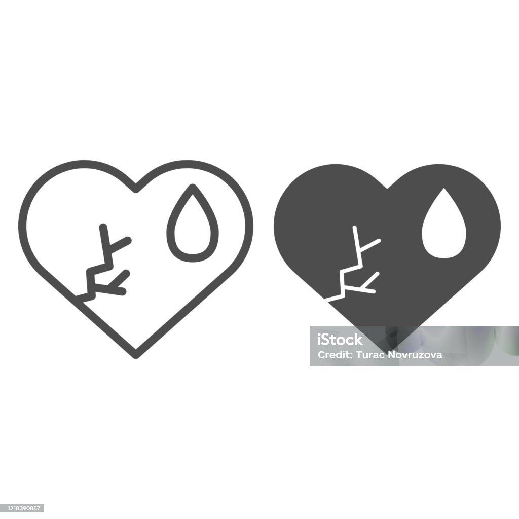 Khóc Dòng Trái Tim Tan Vỡ Và Biểu Tượng Vững Chắc Hình Dạng Tình ...