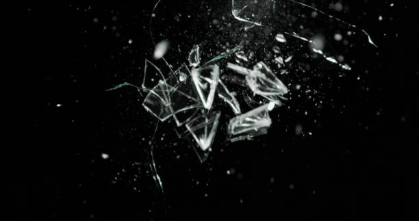 istock Real Frost on a Window Black Background 1210392012
