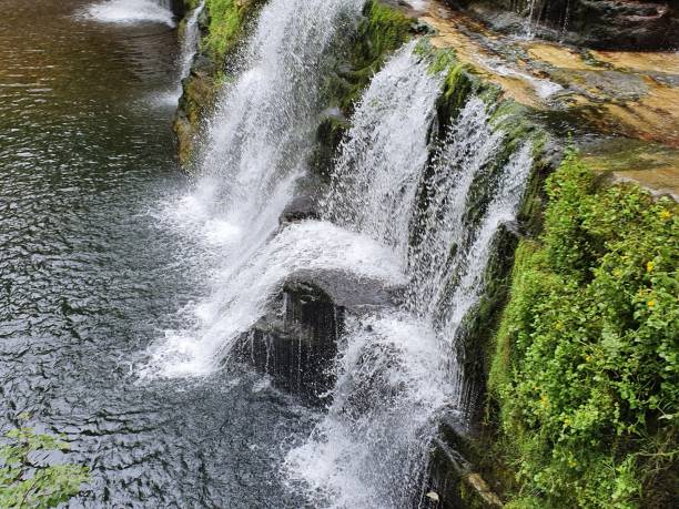 istock Walk around some amazing waterfalls in Wales 1210393110