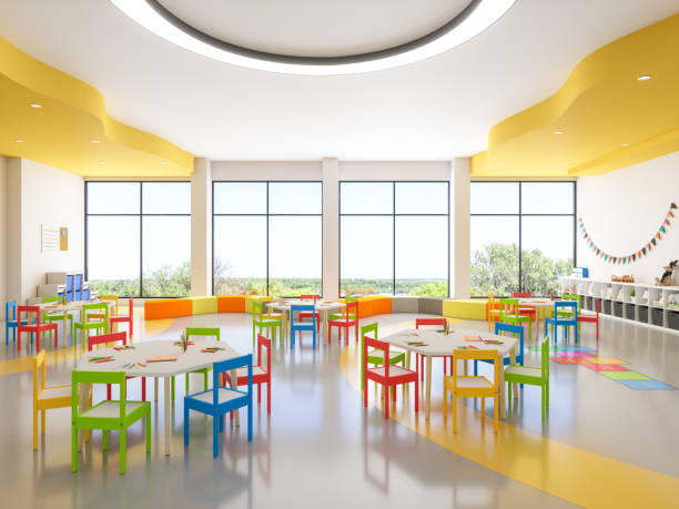istock Classroom of Preschool 1210395354