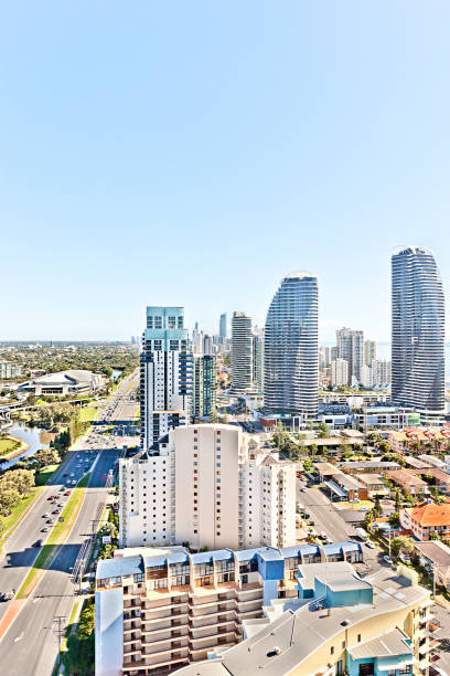 istock Luxury city high angle view with green gardens. 1210395821