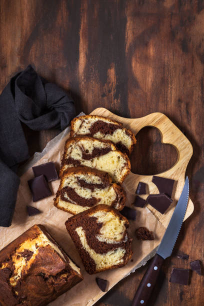 istock Delicious homemade marble pound cake 1210401922