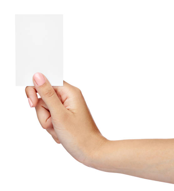 istock note paper card blank sign hand holding 1210405192