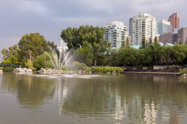 istock Prince's Island Park city view, Calgary 1210405388