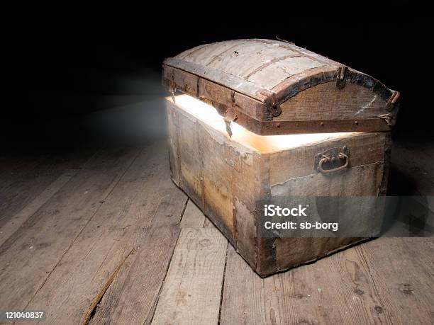 Treasure Chest Stock Photo - Download Image Now - Treasure Chest, Trunk - Furniture, Jewelry Box