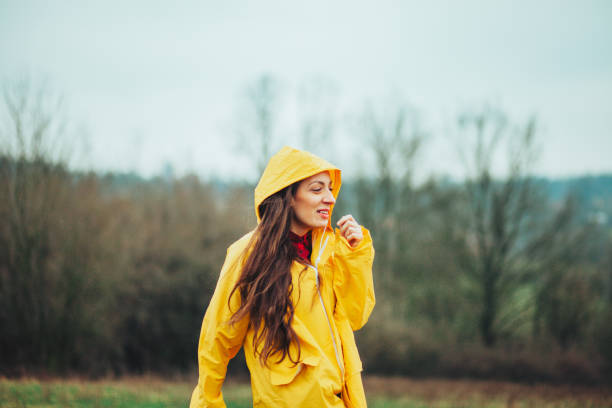 istock Cute girl ready for the rain! 1210410620