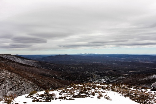 Photograph of a snowy landscape in Sanabria, Zamora, Spain