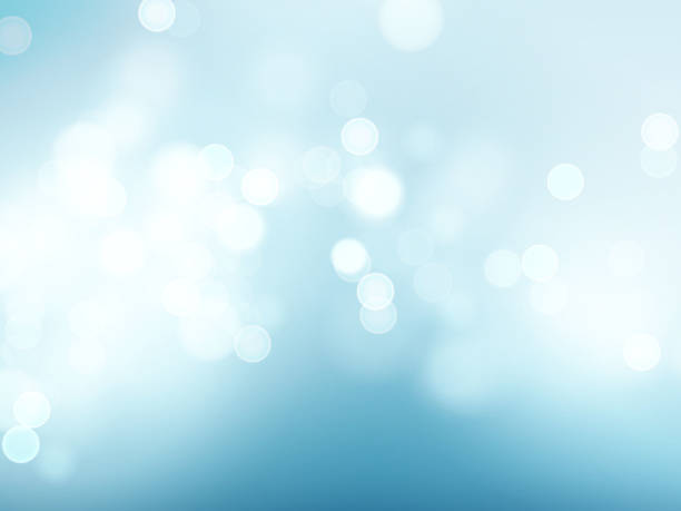 bildbanksillustrationer, clip art samt tecknat material och ikoner med blå himmel med linsflare och bokeh mönster bakgrund. vektorillustration - blurry background