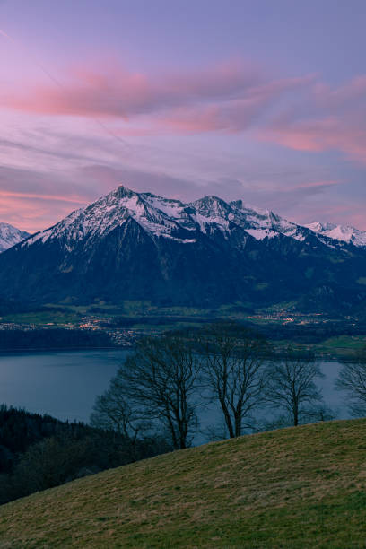 istock Sunrise over Niesen 1210413944