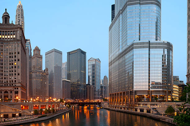 istock Chicago in the morning. 121041559