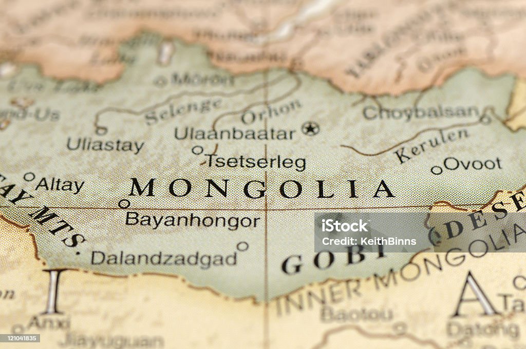 Mongolie - Photo de Carte libre de droits