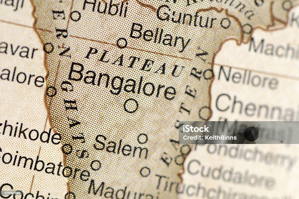Bangalore - Royalty-free Mapa Foto de stock