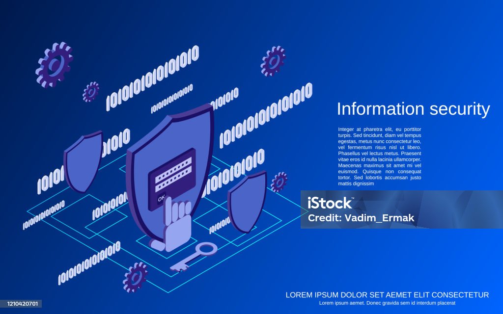 Information Security Vector Concept Stock Illustration - Download Image ...