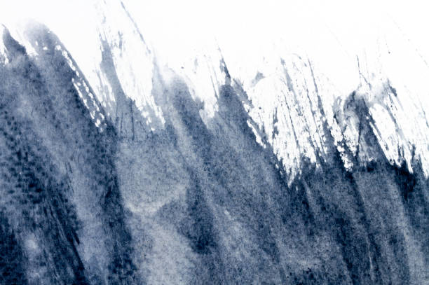 istock Watercolor white and light gray texture, background. 1210422052