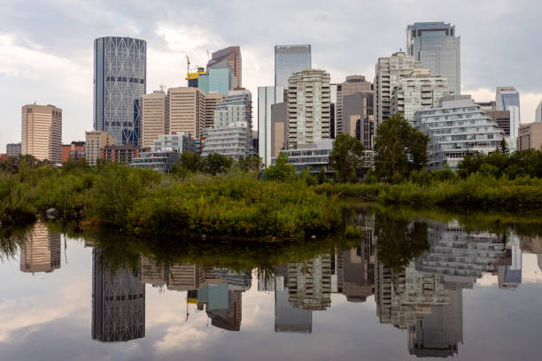 istock Calgary City on Water Reflections 1210422578