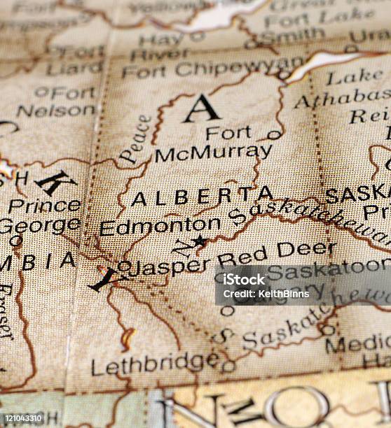Alberta - zdjęcia stockowe i więcej obrazów Alberta - Alberta, Mapa, Calgary