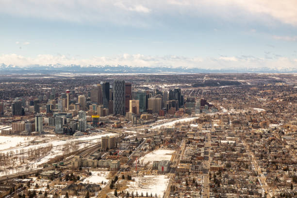 istock Calgary city centre from above in the winter 1210438150