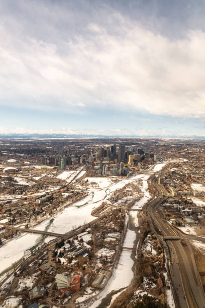 istock Calgary city centre from above in the winter 1210438665