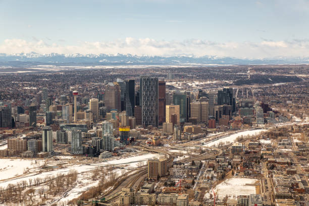 istock Calgary city centre from above in the winter 1210438960