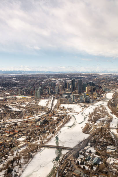 istock Calgary city centre from above in the winter 1210438973