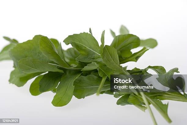 Leafy Arugula Stock Photo - Download Image Now - Arugula, Cut Out, Close-up