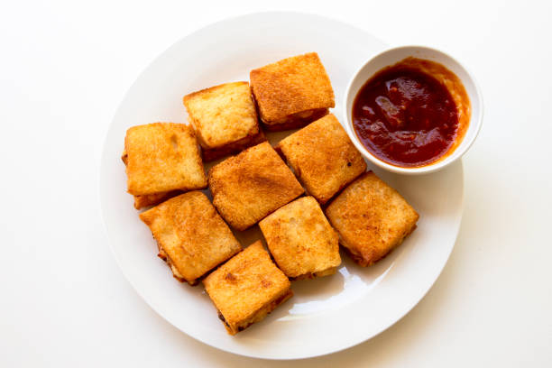 istock Chinese Fried Shrimp Sandwich 1210454266