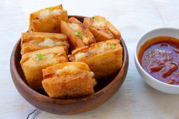 istock Chinese Fried Shrimp Sandwich 1210454357