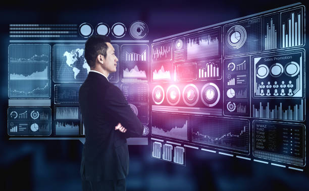 istock Big Data Technology for Business Finance Concept. 1210454629