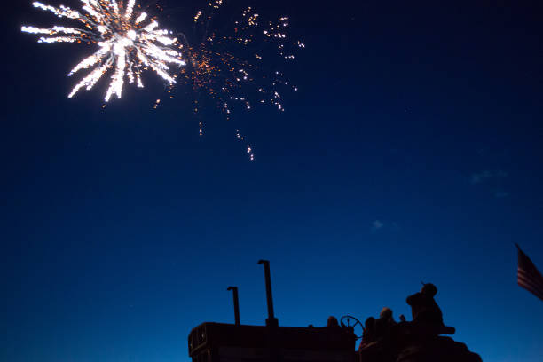 Fourth of July tractor