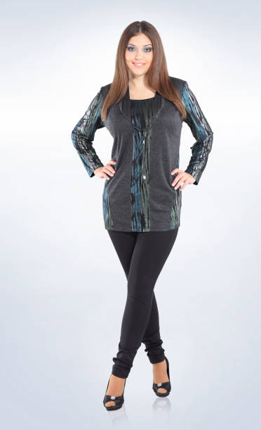 istock in full growth. attractive young female model looking at camera. 1210456459