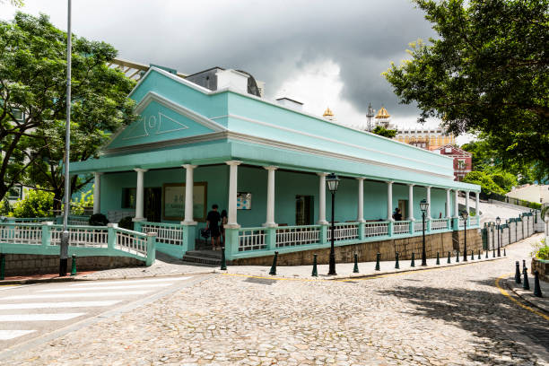 Macau- July 29, 2019: The Carmo Hall is once the public power plant to generate