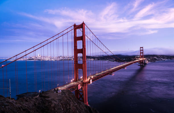 istock Sunset Golden Gate Bridge Overlook at San Francisco California 1210468317