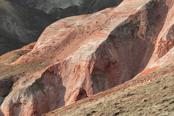 Peak of the amazing red mountain