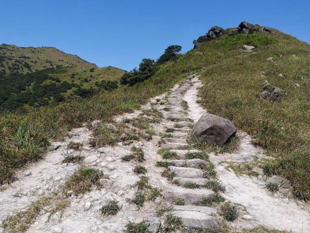istock Steps to Sunset Peak, Lantau, Hong Kong 1210470728