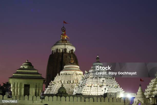 Lord Jagannath Temple Puri At Night With Colorful Sky Background Unique  Wallpaper Stock Photo - Download Image Now - iStock