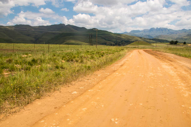 istock Dirt Road Leading into the Mountains 1210477413