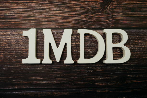 istock 1MDB alphabet letter on wooden background 1210484573