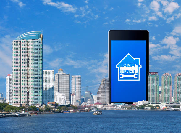 istock Business home service online concept 1210485168