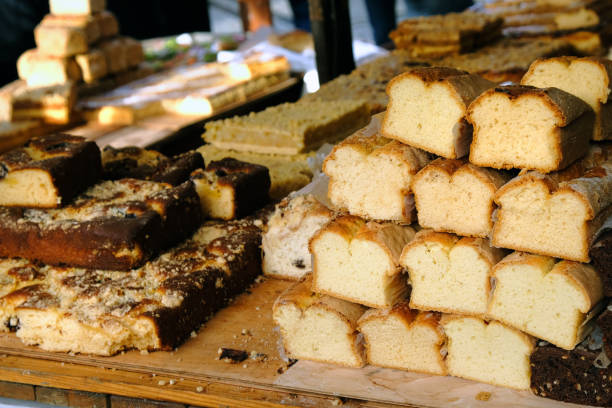 istock Difference Types of Freshly Baked Bread on a Food Market. 1210492955