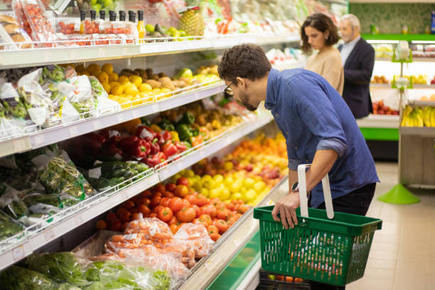 istock People shopping in grocery store 1210493850